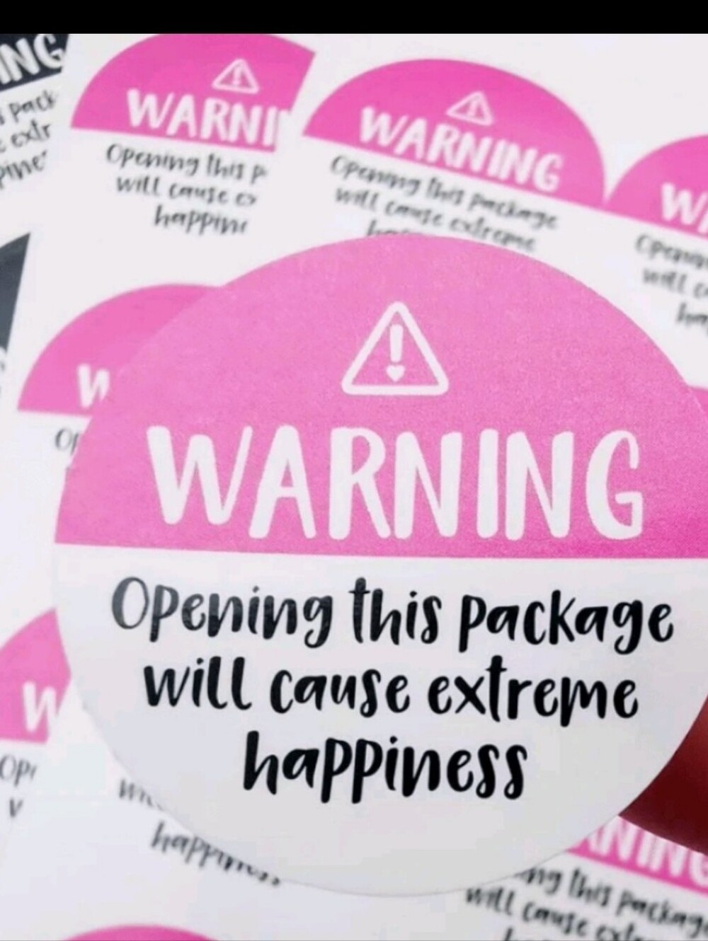Shipping Package Labels 120 Extreme Happiness Labels